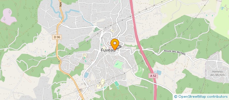 localisation de l'entreprise LA BOITE A SOLEIL  FUVEAU