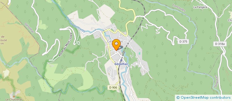 localisation de l'entreprise LA BOITE A SPECTACLES  GENOLHAC