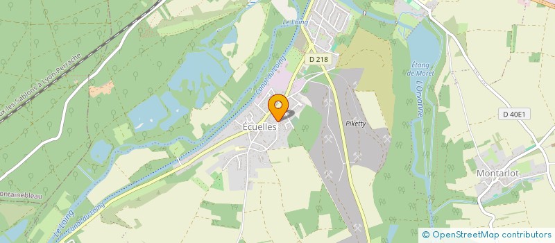 localisation de l'entreprise LA BOITE A SUJETS  MORET-LOING-ET-ORVANNE