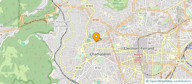 localisation de l'entreprise LA BOITE A SURPRIZ à CHAMALIERES