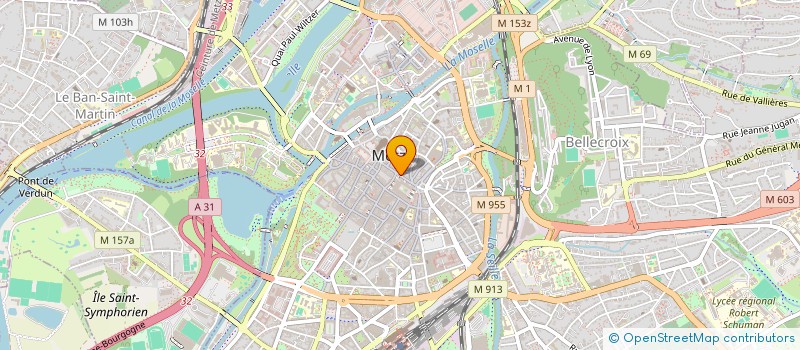 localisation de l'entreprise LA BOITE A SUSHI  METZ