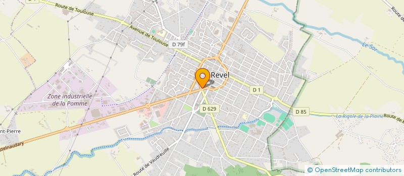 localisation de l'entreprise LA BOITE A TIFS à REVEL