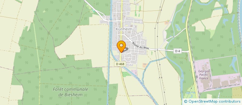 localisation de l'entreprise LA BOITE A TIFS  KUNHEIM