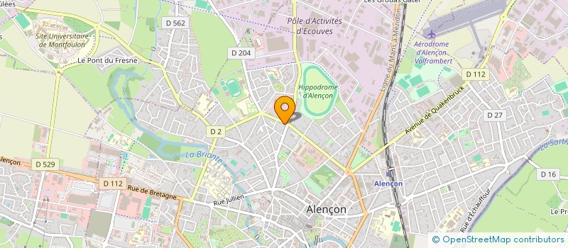 localisation de l'entreprise LA BOITE AUX LETTRES à ALENCON