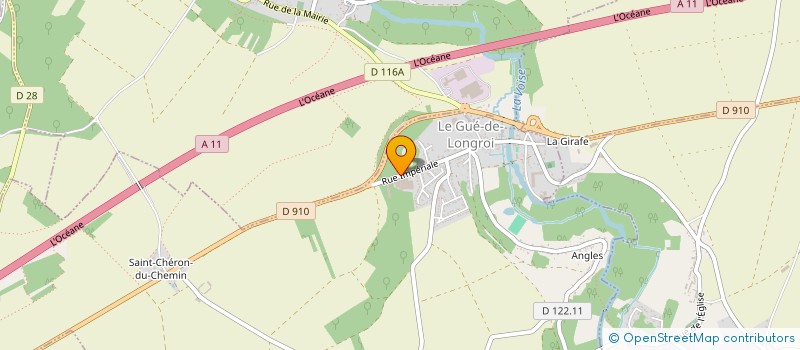 localisation de l'entreprise LA BOITE AUX MOQUETTES à LE GUE-DE-LONGROI