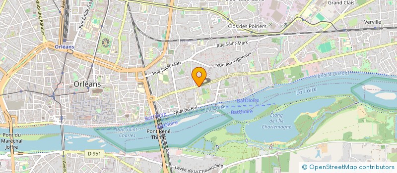 localisation de l'entreprise LA BOITE CHAUDE  ORLEANS