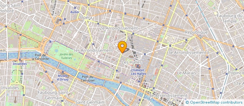 localisation de l'entreprise LA BOITE D'AGNES à PARIS