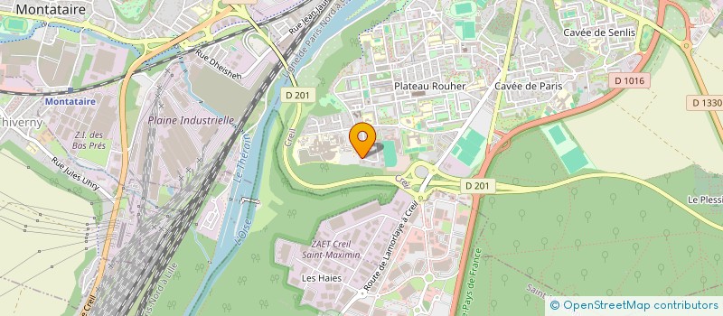 localisation de l'entreprise LA BOITE D'INTEGRATION  CREIL