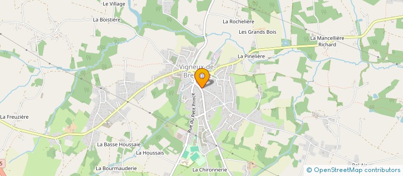 localisation de l'entreprise LA BOITE DE PANDORE à VIGNEUX-DE-BRETAGNE