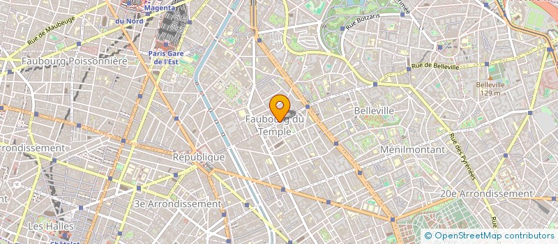 localisation de l'entreprise LA BOITE DE PIERRE  PARIS 10