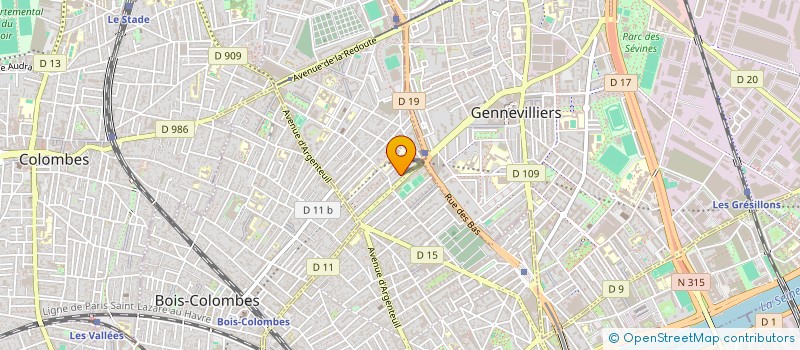 localisation de l'entreprise LA BOITE DE TECH à ASNIERES-SUR-SEINE