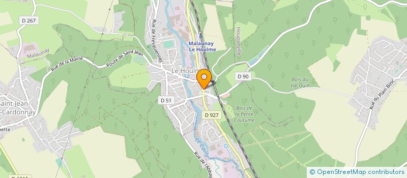 localisation de l'entreprise LA BOITE DES DELICES à LE HOULME