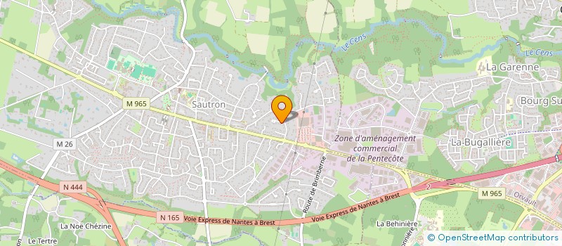 localisation de l'entreprise LA BOITE DES PANDORES à SAUTRON