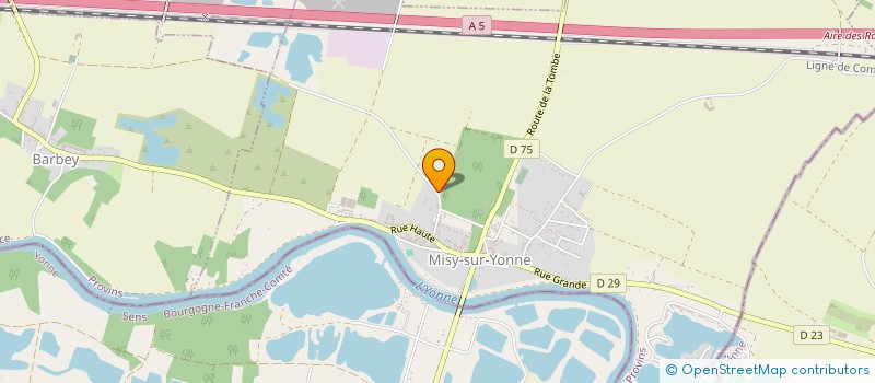 localisation de l'entreprise LA BOITE EN FER  MISY-SUR-YONNE