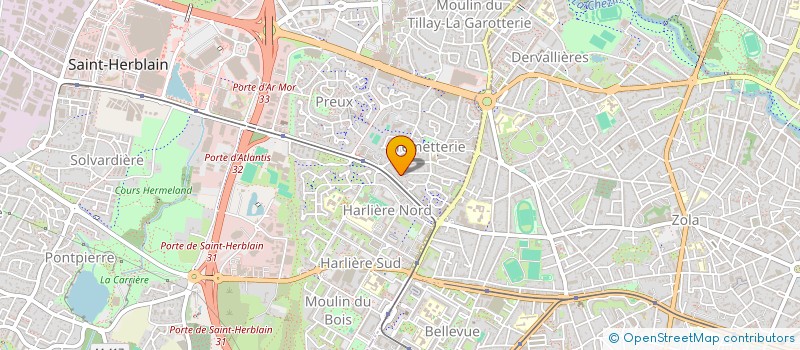 localisation de l'entreprise LA BOITE EN VALISE à SAINT-HERBLAIN