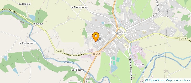 localisation de l'entreprise LA BOITE IMMOBILIERE  ALBI