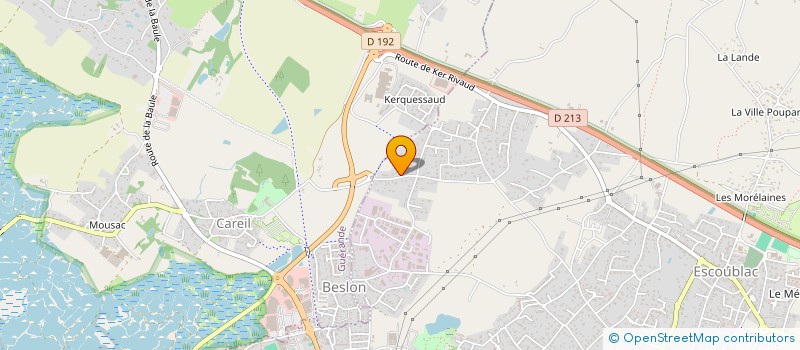 localisation de l'entreprise LA BOITE JAUNE à LA BAULE-ESCOUBLAC