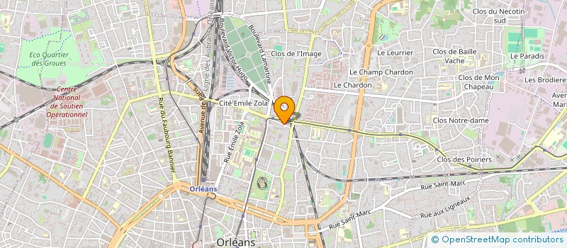 localisation de l'entreprise LA BOITE MOBILE à ORLEANS