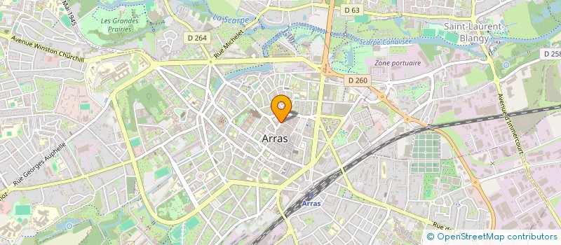 localisation de l'entreprise LA BOITE NOIRE à ARRAS