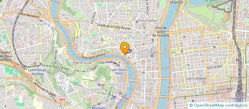 localisation de l'entreprise LA BOITE NOIRE MARTINIERE à LYON