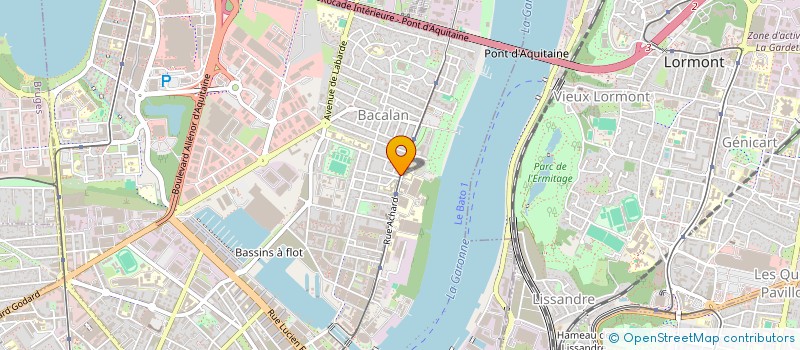 localisation de l'entreprise LA BOIZZERIE  BORDEAUX