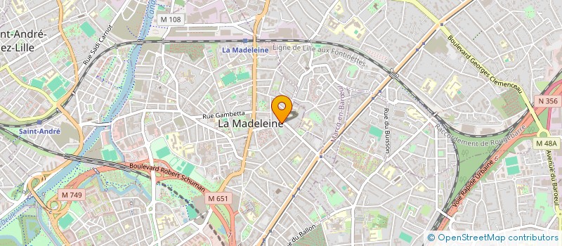 localisation de l'entreprise LA BOKALISTA à LA MADELEINE
