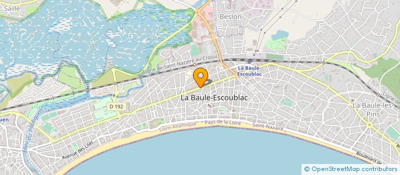 localisation de l'entreprise LA BOLE ENERGIE à LA BAULE-ESCOUBLAC