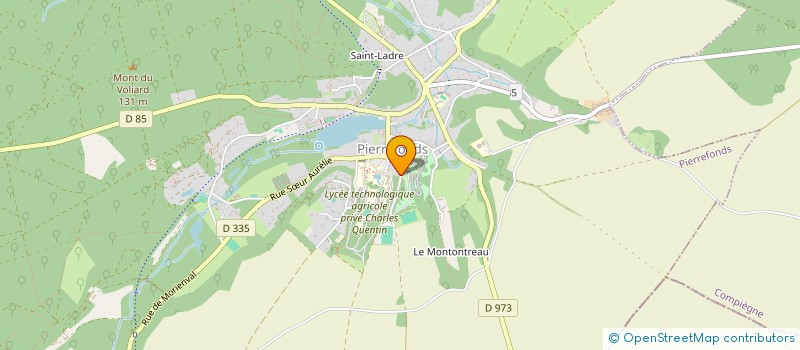 localisation de l'entreprise LA BOLEE  PIERREFONDS