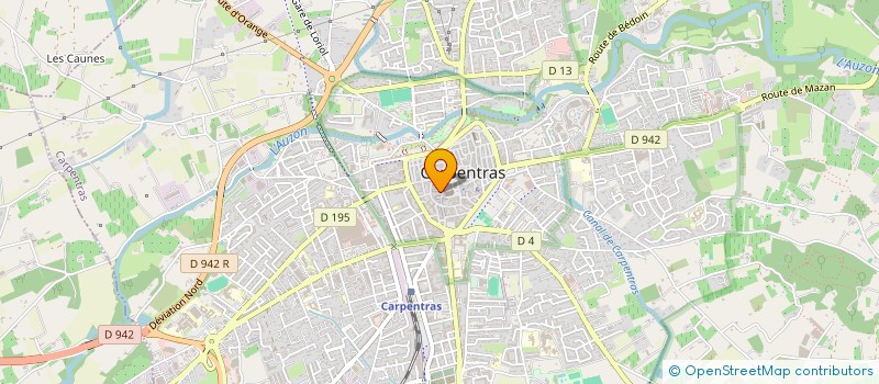 localisation de l'entreprise LA BOMBONNIERE à CARPENTRAS