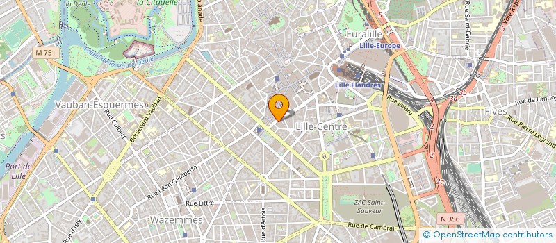 localisation de l'entreprise LA BONBONNIERE 2 à LILLE