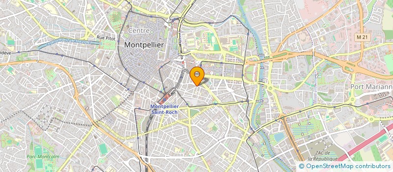 localisation de l'entreprise LA BONBONNIERE à MONTPELLIER
