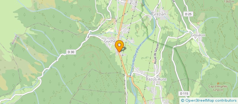 localisation de l'entreprise LA BONBONNIERE  GUCHEN