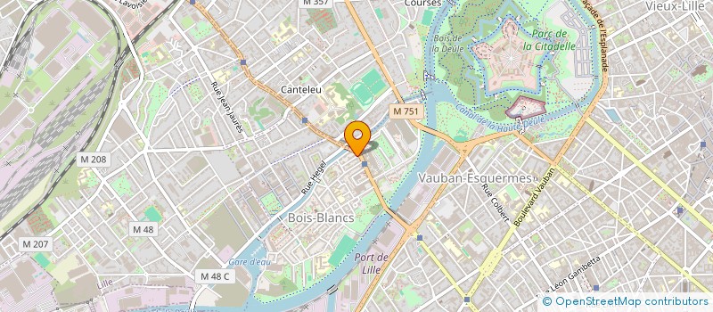 localisation de l'entreprise LA BONBONNIERE  LILLE