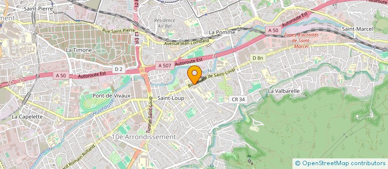 localisation de l'entreprise LA BONBONNIERE à MARSEILLE