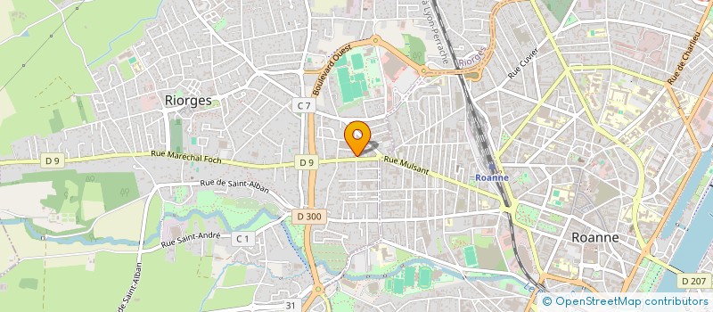 localisation de l'entreprise LA BONBONNIERE à RIORGES