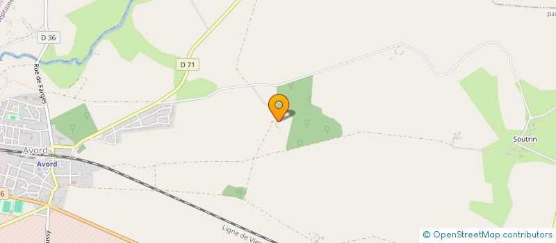 localisation de l'entreprise LA BONBONNIERE  AVORD