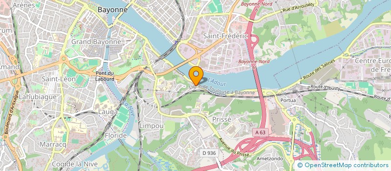 localisation de l'entreprise LA BONBONNIERE RENOVATION  BAYONNE