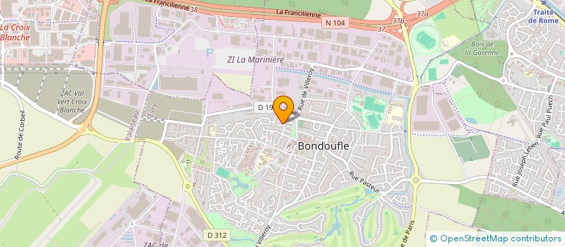localisation de l'entreprise LA BONDOUFLOISE à BONDOUFLE