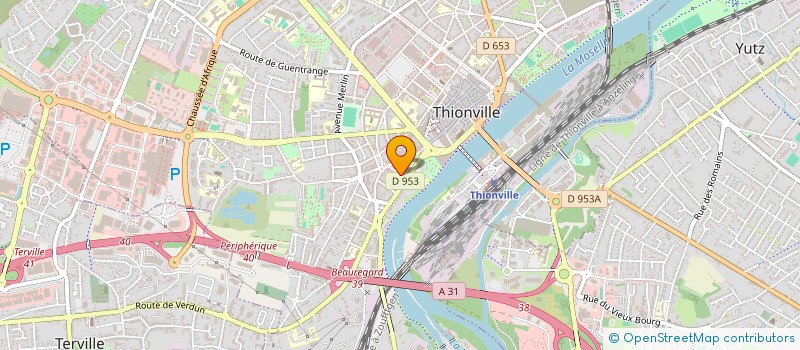localisation de l'entreprise LA BONETTE à THIONVILLE