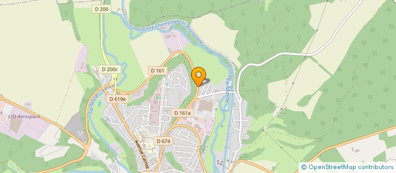 localisation de l'entreprise LA BONETTE SPORTS à CHAUMONT