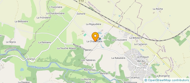 localisation de l'entreprise LA BONFARA  MORTAGNE-SUR-SEVRE