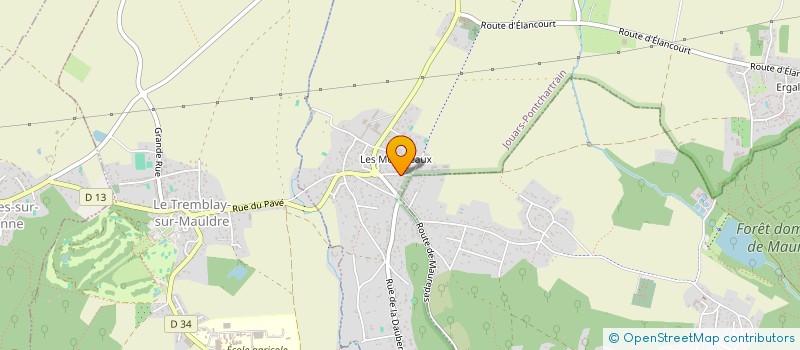 localisation de l'entreprise LA BONNARDIERE  JOUARS-PONTCHARTRAIN