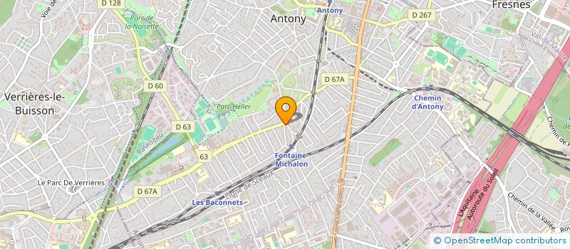 localisation de l'entreprise LA BONNE ADRESSE DAR à ANTONY