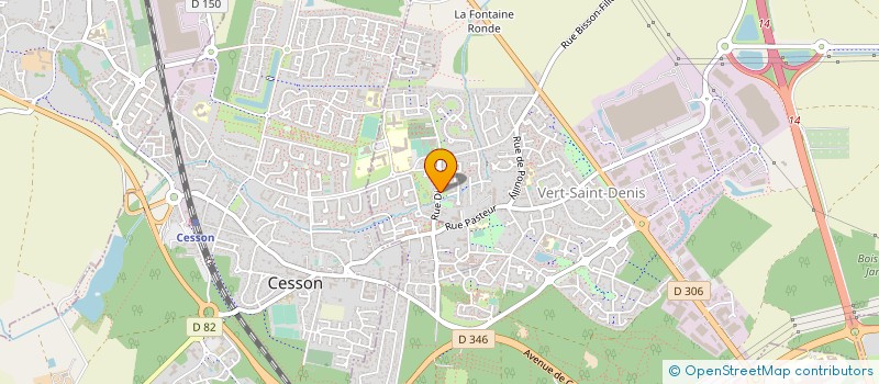 localisation de l'entreprise LA BONNE 'AFF  VERT-SAINT-DENIS