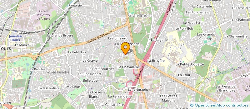 localisation de l'entreprise LA BONNE AFFAIRE  CHAMBRAY-LES-TOURS