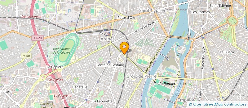 localisation de l'entreprise LA BONNE ALLURE  TOULOUSE