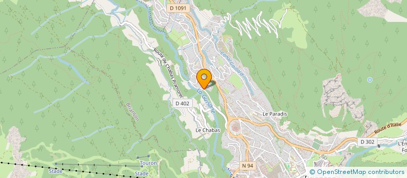 localisation de l'entreprise LA BONNE ALTITUDE à BRIANCON