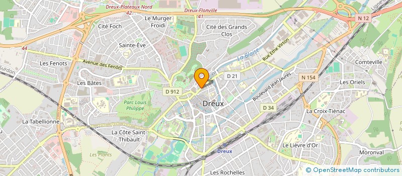 localisation de l'entreprise LA BONNE ASSIETTE à DREUX
