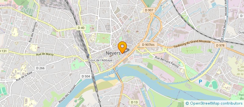 localisation de l'entreprise LA BONNE AUBAINE à NEVERS