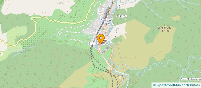 localisation de l'entreprise LA BONNE AUBERGE  BREIL-SUR-ROYA